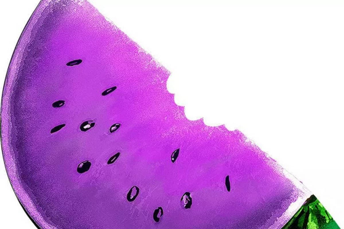 Purple Melon Hair